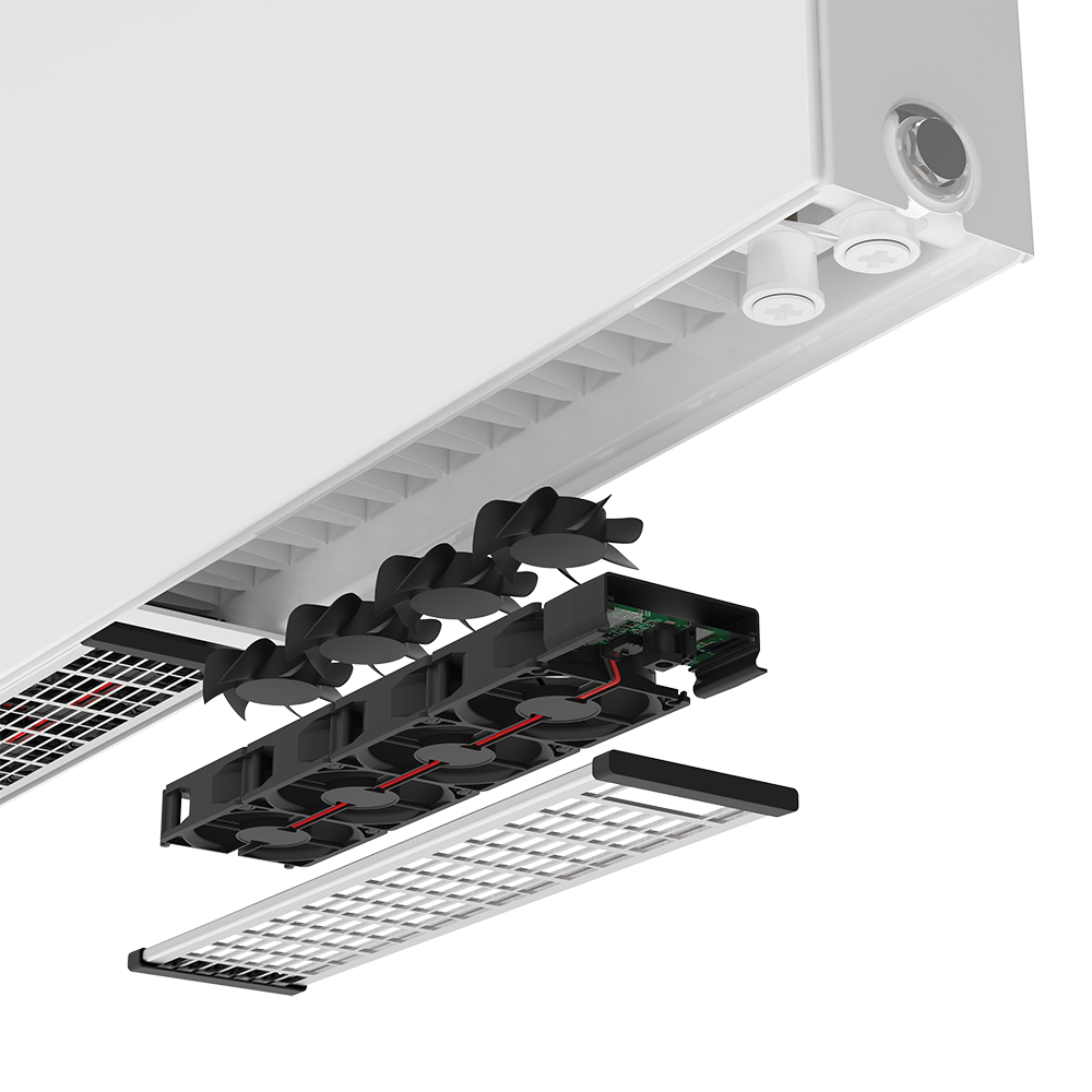 Thermrad Compact-6 Plateau Hybrid (fan detail) Thermrad Compact 6 Plateau Hybrid fan detail